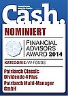Cash Financial Advisors Award
