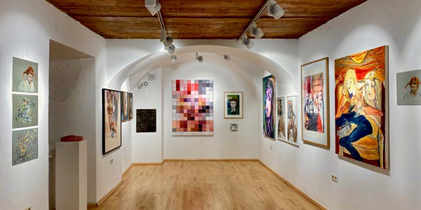 Galerie Frank in Wien im ersten Bezirk der Veranstaltungsort des FondsSuperMarkt Österreich